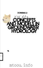 CONCEPTS AND MODELS IN GROUNDWATER HYDROLOGY（ PDF版）