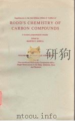 RODD‘S CHEMISTRY OF CARBON COMPOUNDS SUPPLEMENT TO VOLUME 4 HETEROCYLIC COMPOUNDS PART B PDF电子版封面 0444424857 MARTIN F.ANSELL