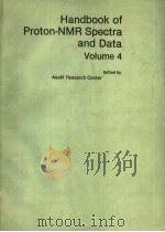 HANDBOOK OF PROTON-NMR SPECTRA AND DATA  VOLUME 4（ PDF版）