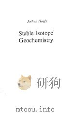 STABLE ISOTOPE GEOCHEMISTRY PDF电子版封面 3540061762