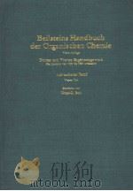 BEILSTEINS HANDBUCH DER ORGANISCHEN CHEMIE DRITTES UND VIERTES ERGANZUNGSWERK ACHTZEHNTER BAND VIERT（ PDF版）