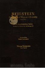 BEILSTEIN HANDBOOK OF ORGANIC CHEMISTRY FOURTH EDITION FIFTH SUPPLEMENTARY SERIES VOLUME TWENTY-TWO PDF电子版封面 3540529802