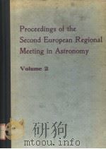 PROCEEDINGS OF THE SECOND EUROPEAN REGIONAL MEETING IN ASTRONOMY VOLUME 2 PDF电子版封面
