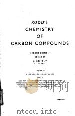 RODD‘S CHEMISTRY OF CARBON COMPOUNDS SECOND EDITION VOLUME 4 PART 12 PDF电子版封面 0444417680 S.COFFEY