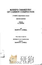 RODD‘S CHEMISTRY OF CARBON COMPOUNDS  SECOND EDITION  VOLUME 4 PART 4     PDF电子版封面    S.COFFEY 