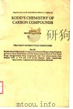 RODD‘S CHEMISTRY OF CARBON COMPOUNDS SECOND EDITION VOLUME 4 PART 8 PDF电子版封面 0444427929 MARTIN F.ANSELL