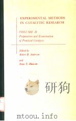 EXPERIMENTAL METHODS IN CATALYTIC RESEARCH VOLUME 2 PDF电子版封面 0120586606 ROBERT B.ANDERSON AND PETER T.