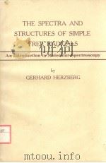 THE SPECTRA AND STRUCTURES OF SIMPLE FREE RADICALS（ PDF版）