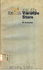 VARIABLE STARS PDF电子版封面 A.J.MEADOWS