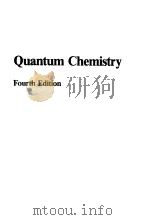 QUANTUM CHEMISTRY FOURTH EDITION PDF电子版封面 0205127703 IRA N.LEVINE