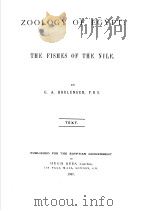 ZOOLOGY OF EGYPT:THE FISHES OF THE NILE PDF电子版封面 G.A.BOULENGER,F.R.S.