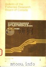 HYDRODYNAMICS AND ENERGETICS OF FISH PROPULSION（ PDF版）