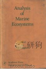 ANALYSIS OF MARINE ECOSYSTEMS PDF电子版封面 0124555608 A.R.LONGHURST