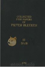COLLECTED FISH PAPERS OF PIETER BLEEKER VOLUME 3 PDF电子版封面 W.H.LAMME