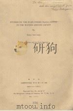 STUDIES ON THE RAJID FISHES (RAJIDAE) FOUND IN THE WATERS AROUND JAPAN WITH 3 PLATES AND 86 TEXT-FIG PDF电子版封面