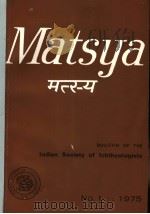MATSYA BULLETIN OF THE INDIAN SOCIETY OF ICHTHYOLOGISTS NO.1 PDF电子版封面