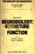 THE BIOLOGY OF CRUSTACEA  VOLUME 3  NEUROBIOLOGY：STRUCTURE AND FUNCTION（ PDF版）