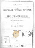 THE DECAPODA OF THE SIBOGA EXPEDITION PART 10 PDF电子版封面 DR.L.B.HOLTHUIS