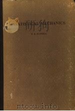 STATISTICAL MECHANICS（ PDF版）