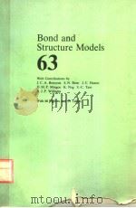 BOND AND STRUCTURE MODELS 63 PDF电子版封面 3540158200 J.C.A.BOEYENS S.N.BOSE J.C.H