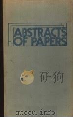 ABSTRACTS OF PAPERS AMERICAN CHEMICAL SOCIETY（ PDF版）