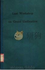LAST WORKSHOP ON GRAND UNIFICATION PDF电子版封面 9810200145 PAUL H.FRAMPTON