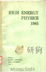HIGH ENERGY PHYSICS 1985 VOL.1 PDF电子版封面 997150006X MARK J BOWICK FEZA GURSEY