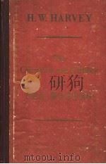THE CHEISTRY AND FERTILITY OF SEA WATERS PDF电子版封面 H.W.HARVEY