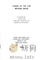 FISHES OF THE LAO MEKONG BASIN（ PDF版）