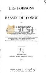 LES POISSONS DU BASSIN DU CONGO PDF电子版封面 G.A.BOULENGER