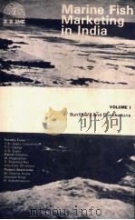 MARINE FISH MARKETING IN INDIA VOLUME 1（ PDF版）