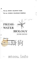 FRESH-WATER BIOLOGY SECOND EDITION PDF电子版封面 W.T.EDMONDSON