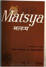 MATSYA BULLETIN OF THE INDIAN SOCIETY OF ICHTHYOLOGISTS NO.2 PDF电子版封面