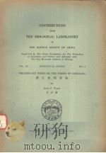 CONTRIBUTIONS FROM THE BIOLOGICAL LABORATORY OF THE SCIENCE SOCIETY OF CHINA VOL 11 NO.1 PDF电子版封面 KING F.WANG