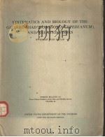 SYSTEMATICS AND BIOLOGY OF THE GIZZARD SHAD(DOROSOMA CEPEDIANUM) AND RELATED FISHES PDF电子版封面
