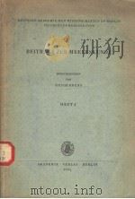 BEITRAGE ZUR MEERESKUNDE HEFT 4 PDF电子版封面