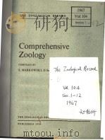 THE ZOOLOGICAL RECORD 1967 VOLUME 104 SEC.1-12 PDF电子版封面