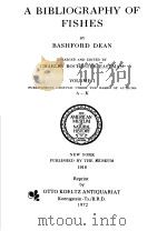 A BIBLIOGRAPHY OF FISHES  VOLUME 1（ PDF版）