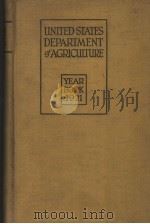 UNITED STATES DEPARTMENT OF AGRICULTURE YEARBOOK 1921 PDF电子版封面