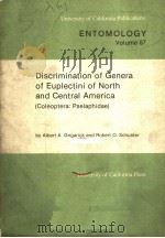DISCRIMINATION OF GENERA OF EUPLECTINI OF NORTH AND CENTRAL AMERICA COLEOPTERA:PSELAPHIAE PDF电子版封面 0520096096 ALBERT A.GRIGARICK ROBERT O.S