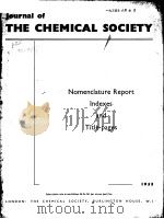 JOURNAL OF THE CHEMICAL SOCIETY  1953（ PDF版）