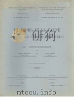 LA FLORE ET LA FAUNE DU BASSIN DE CHASSE D‘OSTENDE PDF电子版封面