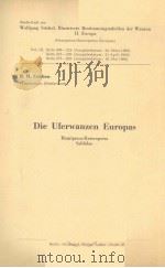 DIE UFERWANZEN EUROPAS（ PDF版）