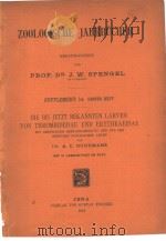 ZOOLOGISCHE JAHRBUCHER SUPPLEMENT 14 1912 PDF电子版封面