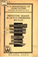 U.S.DEPARTMENT OF AGRICULTURE FARMERS'BULLETIN NO.1477 PDF电子版封面