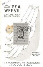 THE PEA WEEVIL AND METHODS FOR ITS CONTROL PDF电子版封面