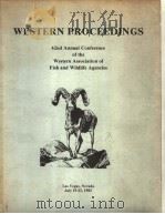 WESTERN PROCEEDINGS 62ND ANNUAL CONFERENCE OF THE WESTERN ASSOCIATION OF FISH AND WILDLIFE AGENCIES PDF电子版封面