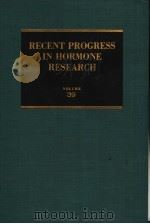 RECENT PROGRESS IN HORMONE RESEARCH  VOLUME 39（ PDF版）