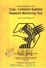 PROCEEDINGS OF THE CROP-LIVESTOCK SYSTEMS RESEARCH MONITORING TOUR PDF电子版封面