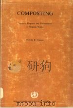 COMPOSTING SANITARY DISPOSAL AND RECLAMATION OF ORGANIC WASTES PDF电子版封面 HAROLD B.GOTAAS
